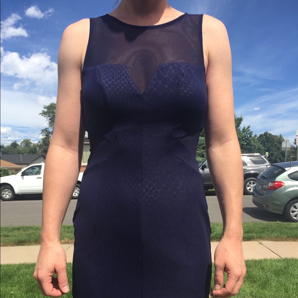 Guess navy blue dress